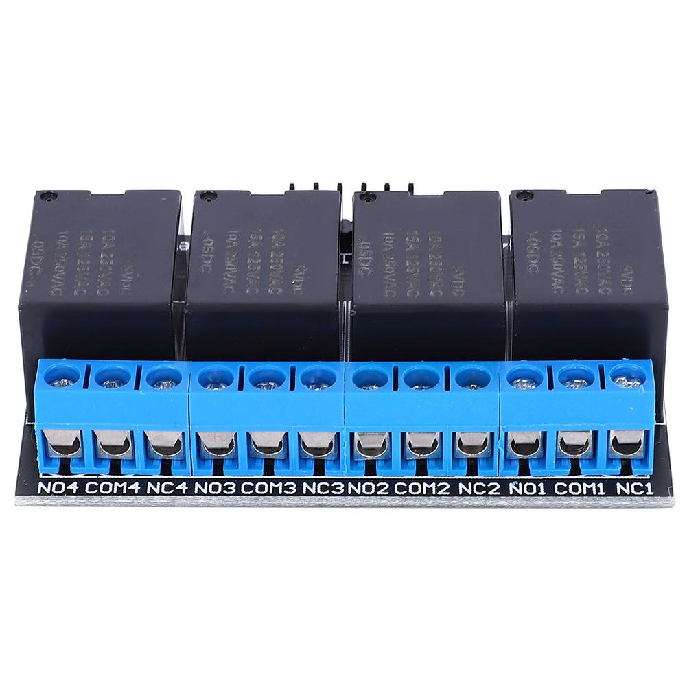 4-Kanal Bistabiles Selbstverriegelndes Relaismodul Taste MCU Low-Level-Steuerschalter 5V Genauigkeit