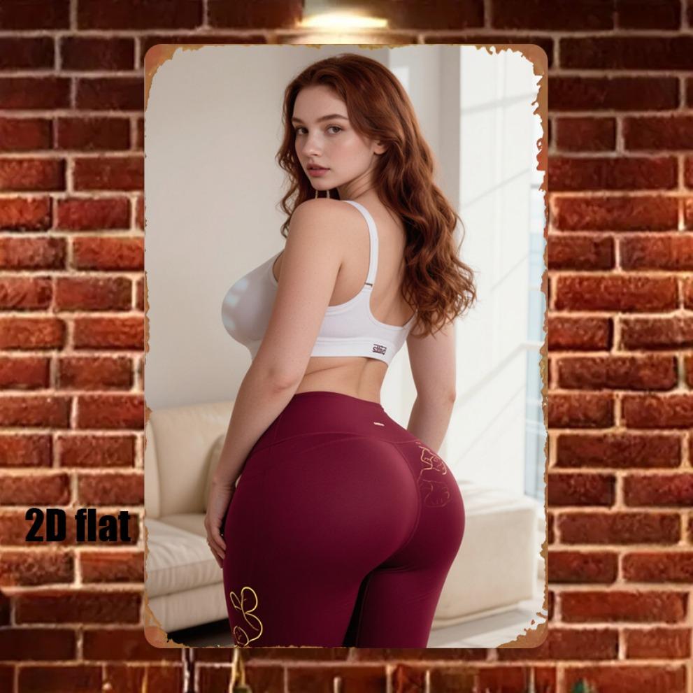 

Vintage Metal Sign x Inch Redhead Woman Art Home Decor for Bedroom Garage Cafe Bar Garden Wall Decor Gift 20x30cm