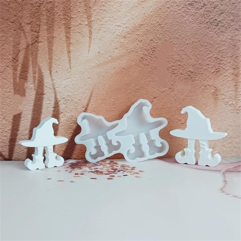 Silicone Halloweens Hat Mould for Candle Making and Elegant Decorations Food Grade Reusable Crafting Tool