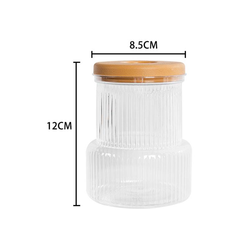Transparent Hydroponic Vase Automatic Water Absorption Plant Pot For Home & Office