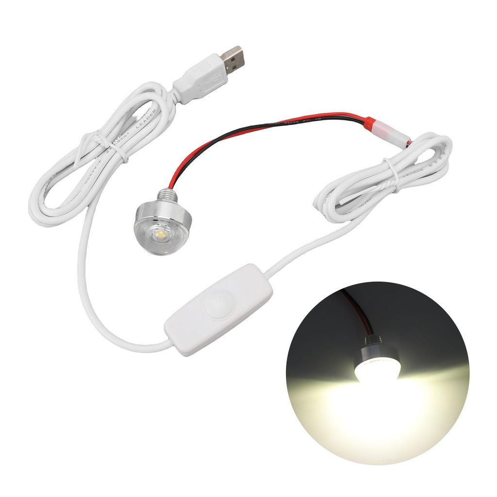 Mini LED Spotlight 5V USB Powered Dimmable Spot Light for Showcase Jewelry Cabinet Indoor Decoration