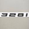 3D ABS Black Car Letters Logo 320i 325i 330i Rear Trunk Badge Emblem Sticker For BMW 3 Series 320i 325i 330i 318i Tail Marking xh6
