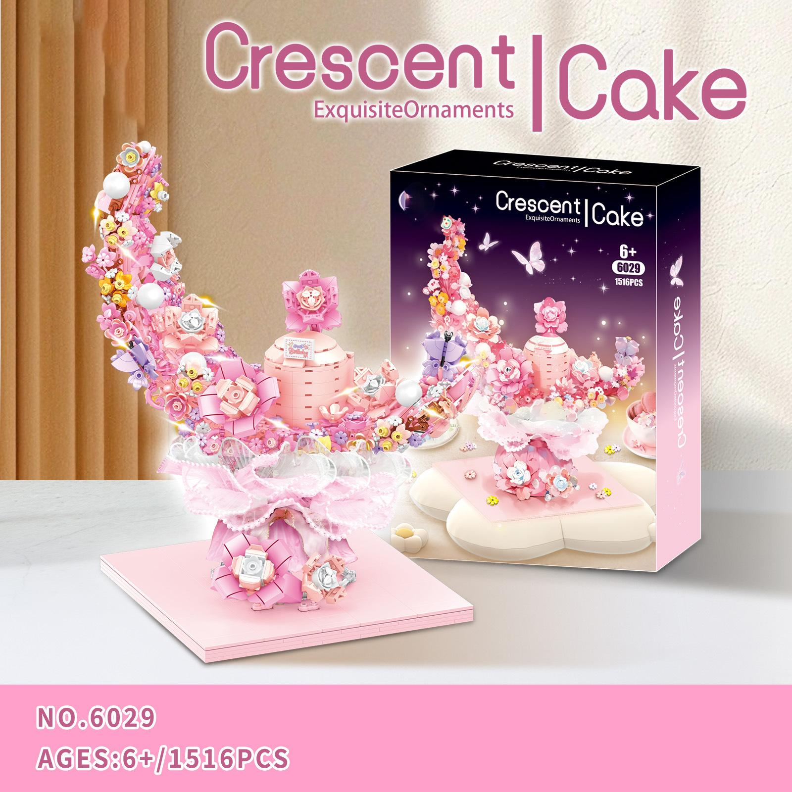 

Adult Building Blocks Cake Bricks Construction Set Flower Block Assembling Toys for Children Girls Birthday Gift Home Decoration