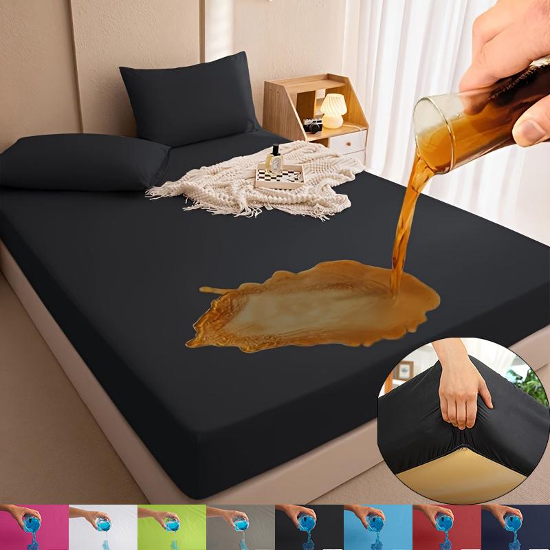 Waterproof Bed Cover Bed Fitted Sheet Home Hotel Bedspread Bedroom Bed Mattress Cover Waterproof Bedding Set Sheet With Elastic Band