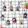 Anime Games Demon Slayer Blade Kadomon Tanjiro Cartoon Character Acrylic Keychain Metal Decoration Accessory Gift Pendant