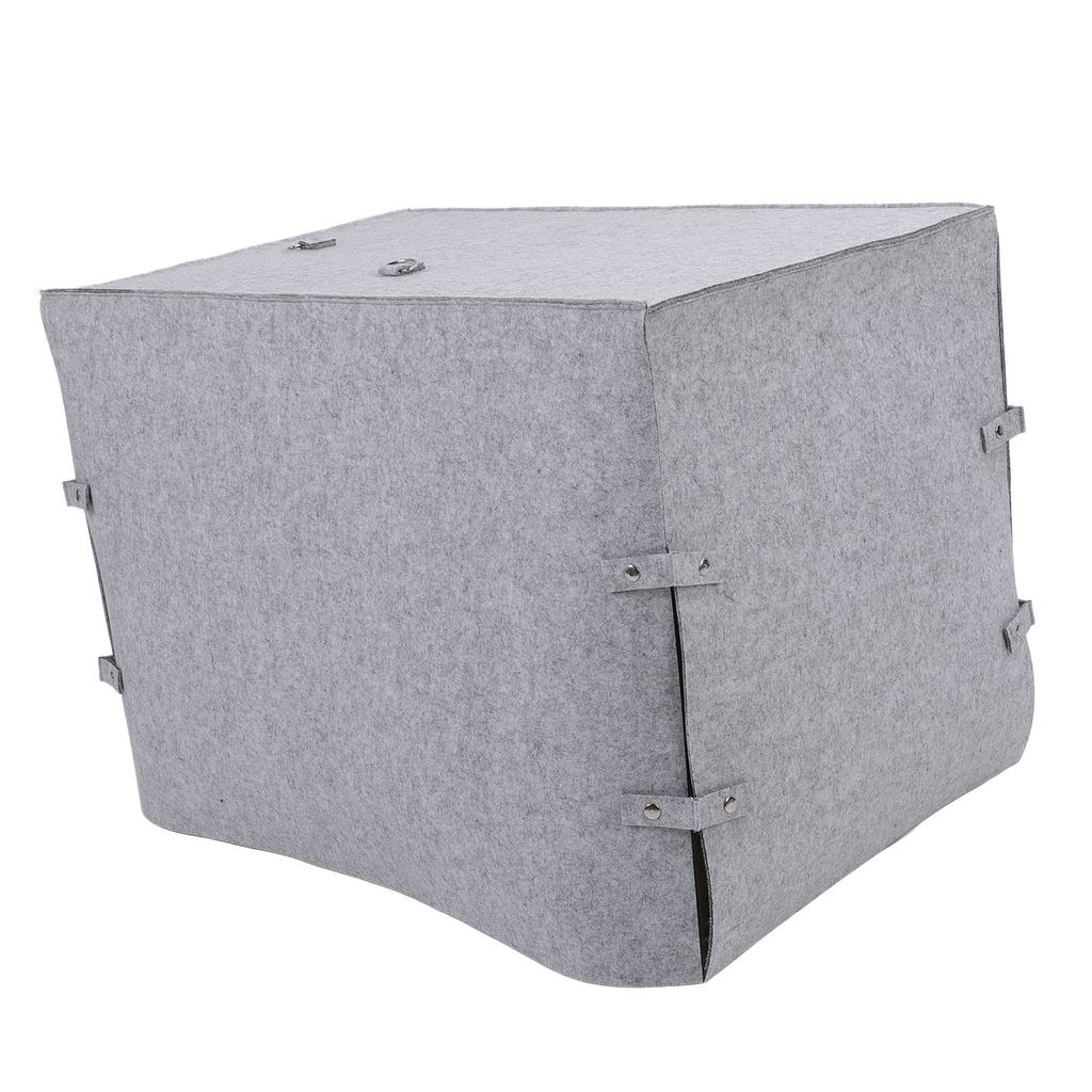 Dog Crate Cover Foldable Coldproof Felt Material Keep Warm Windproof Pet Kennel Cover for Winter Col