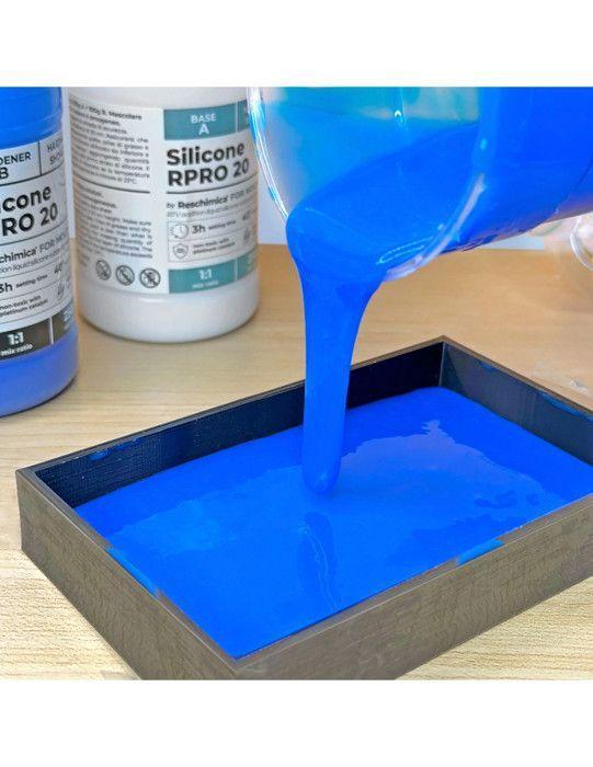 Caoutchouc De Silicone Liquide - R PRO - R PRO 20 - 1 Kg - Non Toxique - Haute Résistance À La Déchirure
