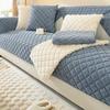 Winter Thick Dustproof Plush Sofa Mat Warm Fabric Plush Milk Plush Cushion Simple Modern Anti Slip Sofa Cover