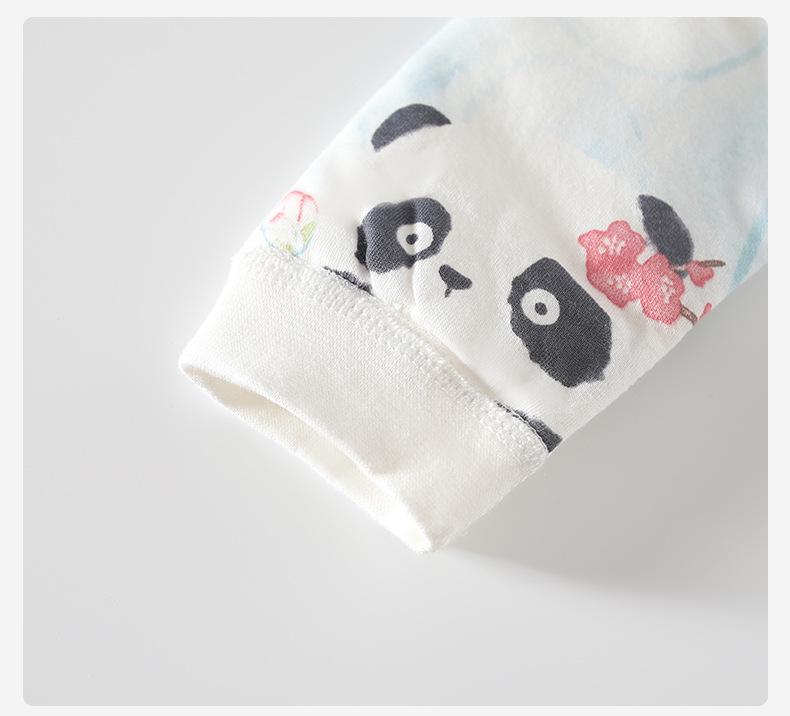 Class A Quilted Baby Two-Piece Set - Warm Autumn/Winter Outdoor Cotton Outfit for One-Year-Olds, 40g