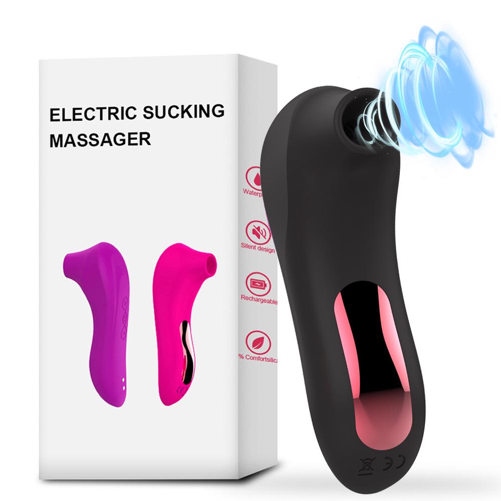 Russian Trade Silicone Teasing Massager: Rechargeable Vibrating Erotic Device for Women
