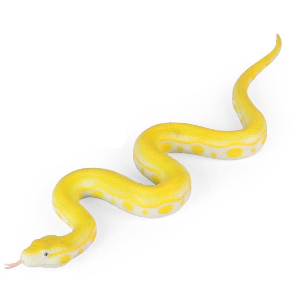 Reptile Animal Rattlesnake Model Soft TPR Simulation Snake Funny Snake Action Figures  Prank Toy
