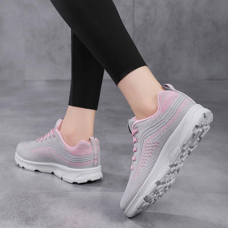 Women's New Black Breathable Mesh Casual Shoes