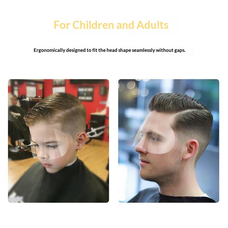 30/60Pcs Hair Cutting Face Shield Disposable Transparent Eye Visor Anti Hair Sticker For Salon Home Hairdressing Diy Haircut
