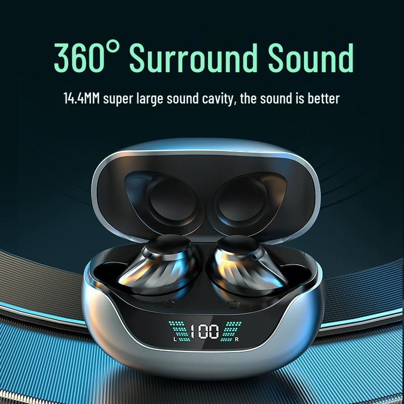 DX32 Wireless Bluetooth Headset with Digital Display, In-Ear Design, High-Quality Sound, and Ultra-Long Battery Life for Sports (2025 Model)