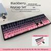 Translucent Sided Gradient Keycaps Purple Green Shine Through Side Printed Keycaps Original Height Five-Sided