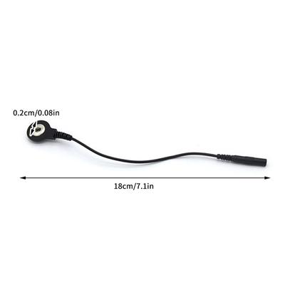Standard Electrode Lead Wires Cables Electrode Wires Dc Head 2Mm Snap 3.5Mm Plug For Tens/Ems Massager Therapy Electrode Gloves
