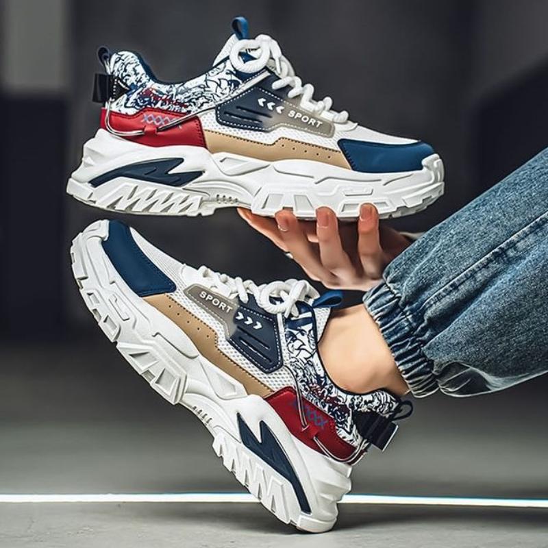 Fashion Running Male Sports Shoes Mesh Upper Low-Top High Quality Wide Simple On Sale Trend 2025 Price Lightweight Men's Casual Sneakers
