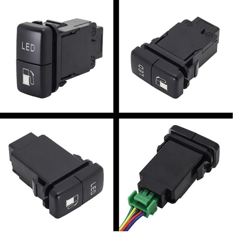 1PC Dual Key Dual Schalter Differential Sperre Kraftstoff Tank ABS Winde Schalter Taste Für Toyota FJ Cruiser Prado 120 alt