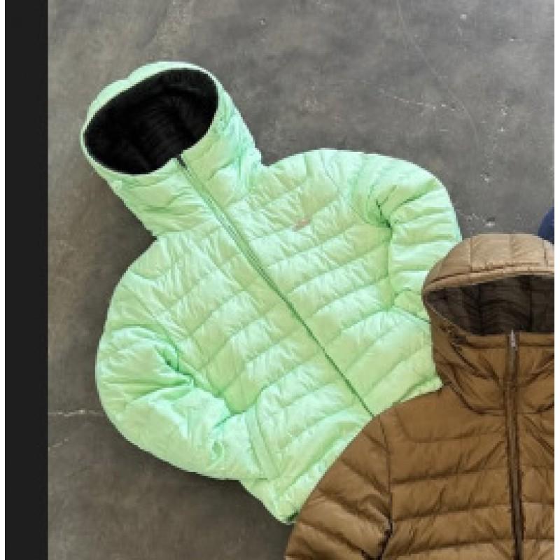 Winter Hooded Cotton Jacket Men Women Embroidered Letter Reversible Loose Fit Hip Hop Style