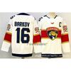 Mens Retro Ice Hockey Jersey Team Florida Panthers 16 Embroidered Practice Uniform Cotton Blend