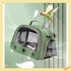 Portable Bird Parrot Cage Carrier Breathable Travel Bag with Perch Tray Curtain - Backpack Style Birdcage for Easy Transport