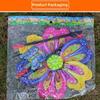 Colorful Plastic Dance Butterfly Windmill Standing Lawn Flower Pinwheel  Outdoor Party Picnic Decor