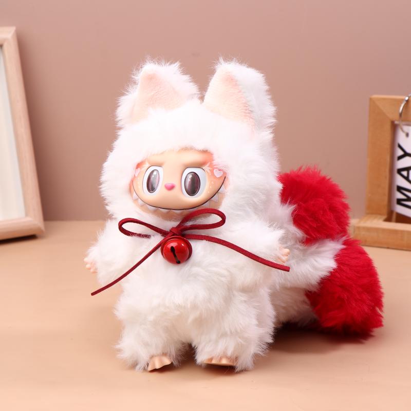 

The Labubu Nine-Tailed Fox Series Of Plush Pendant Figurines And Toys Are In The Trend