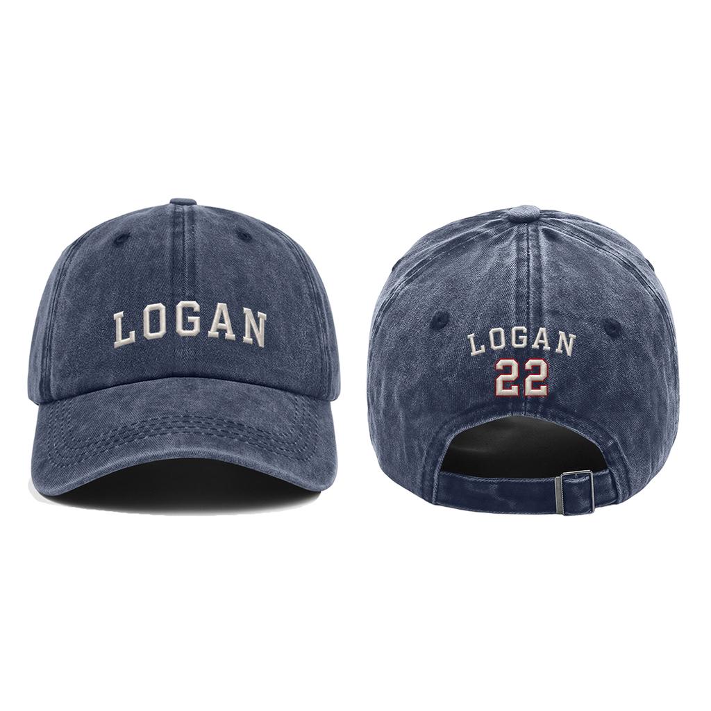 Vintage Washed Cotton Baseball Cap Adjustable Soft Top Distressed Retro Style Embroidered Logo Casual Outdoor Hat for Everyday Use