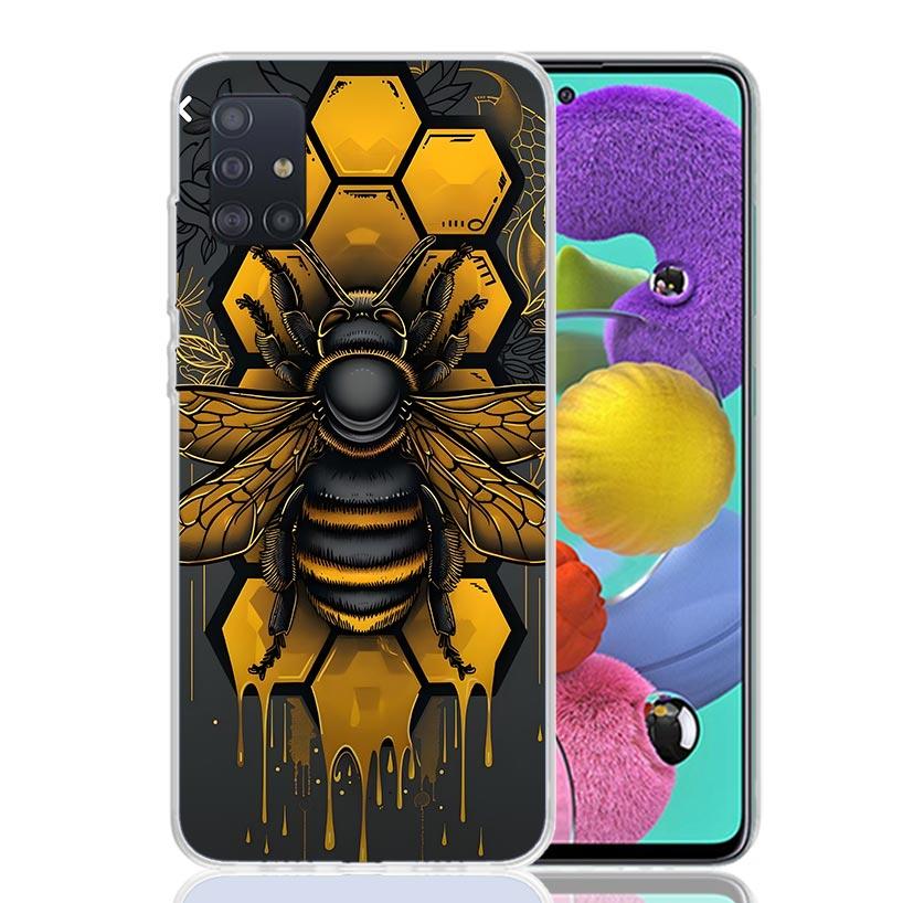 Bee Keeping Honey Animal Phone Case For Samsung Galaxy A52 A32 A22 A12 A02S A50S A30S A51 A31 AA71 Note 20 Ultra 10 S10 Plus Gal