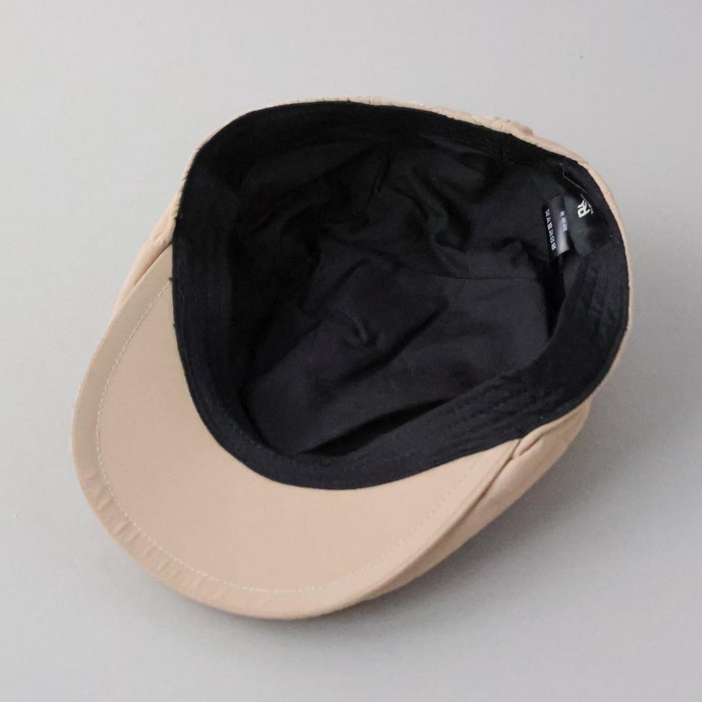 Reck Hatter Quilted Hunting Sizes All Beige Men's Cap, Nylon, Available, Spring, Summer, Autumn, Winter, Seasons, RH-406,