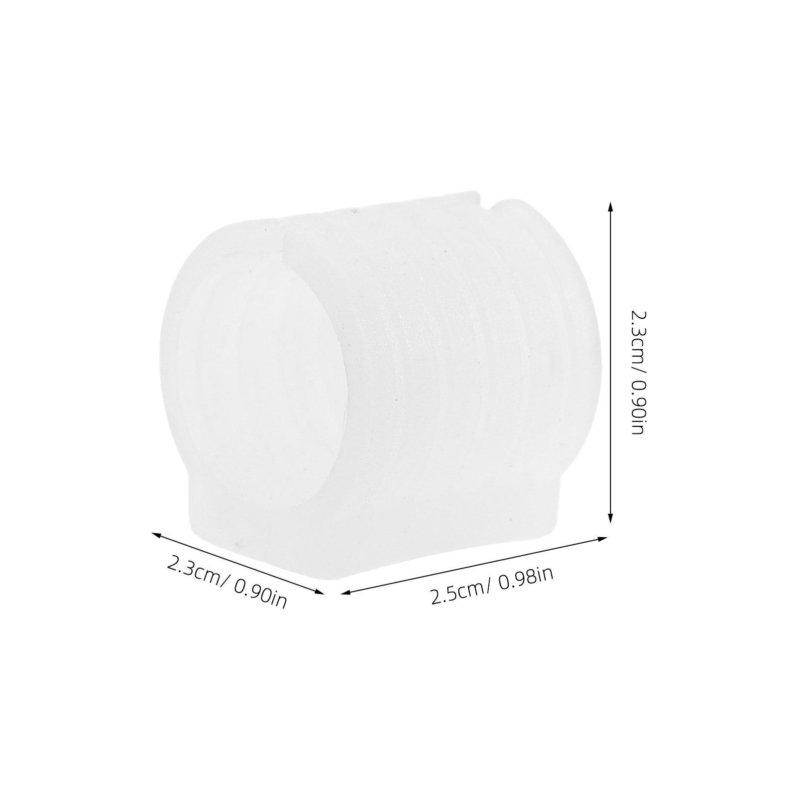 

10pcs Arch Shape Legs Tips Caps Plastic Chair Foot U-Shaped Floor Glides Tubing Caps Tip Protectors For Furniture 19Mm Home білий