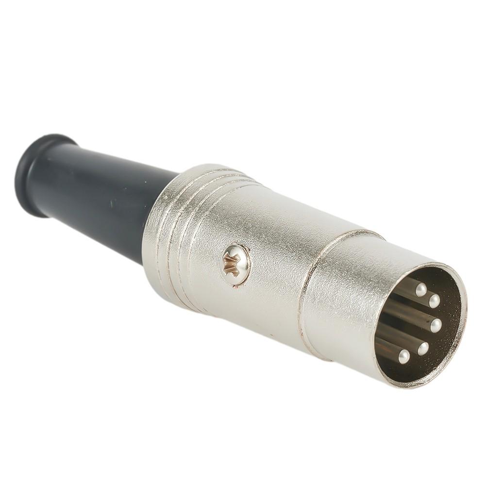 

Audio Adapter 1 Pcs 60x16mm Dia Silver Plated Contacts