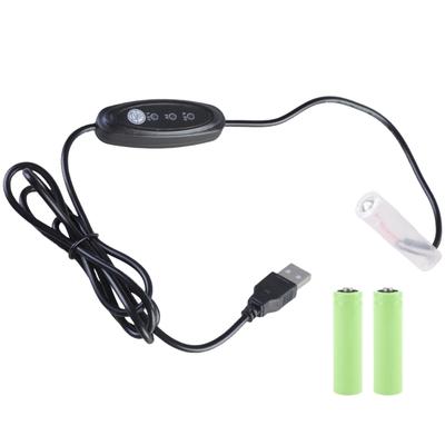 Cavo di Alimentazione USB Finta Batteria Regolabile a 1.5V 3V 4.5V per Piccoli Dispositivi Elettronici Come Giocattoli e Orologi