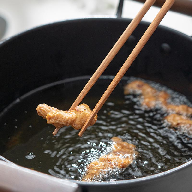 Extra Lange Holzstäbchen Bratstäbchen Poliertes Buchenholz Kochen Nudeln Rutschfeste Stäbchen Küchenkochwerkzeuge