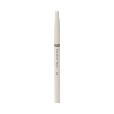 MUJI Retractable Eyebrow Natural OAP70A4S Brush, Brown,