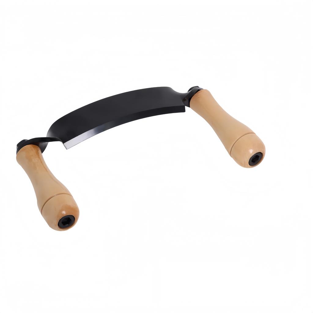 Draw Knife Felled Draw Shave Tool Efficient Comfortable Grip Tree Bark Peeler Tool for Woodworking Bark Removal Tool Unsharpened