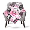 Home Customize Your Name Blankets Comfortable Soft Lightweight All Season Multipurpose Blanket For Picnics Sofas Offices Beds Living Rooms Perfect
