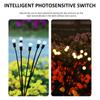 2/4/6pcs Solar Firework Firefly Garden Lights Outdoor LED Lawn Stake Light Waterproof Landscape Lighting Wind-Driven Swing Lamp