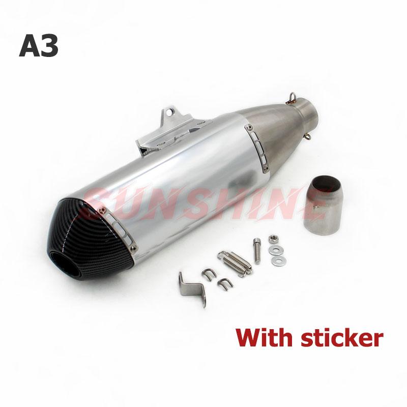 Escape Moto Universal Exhaust Motorcycle Muffler Pitbike Pipe Motocross Tip Systems For CRF230 CFR250 CRF150 EXC WR450 RC390