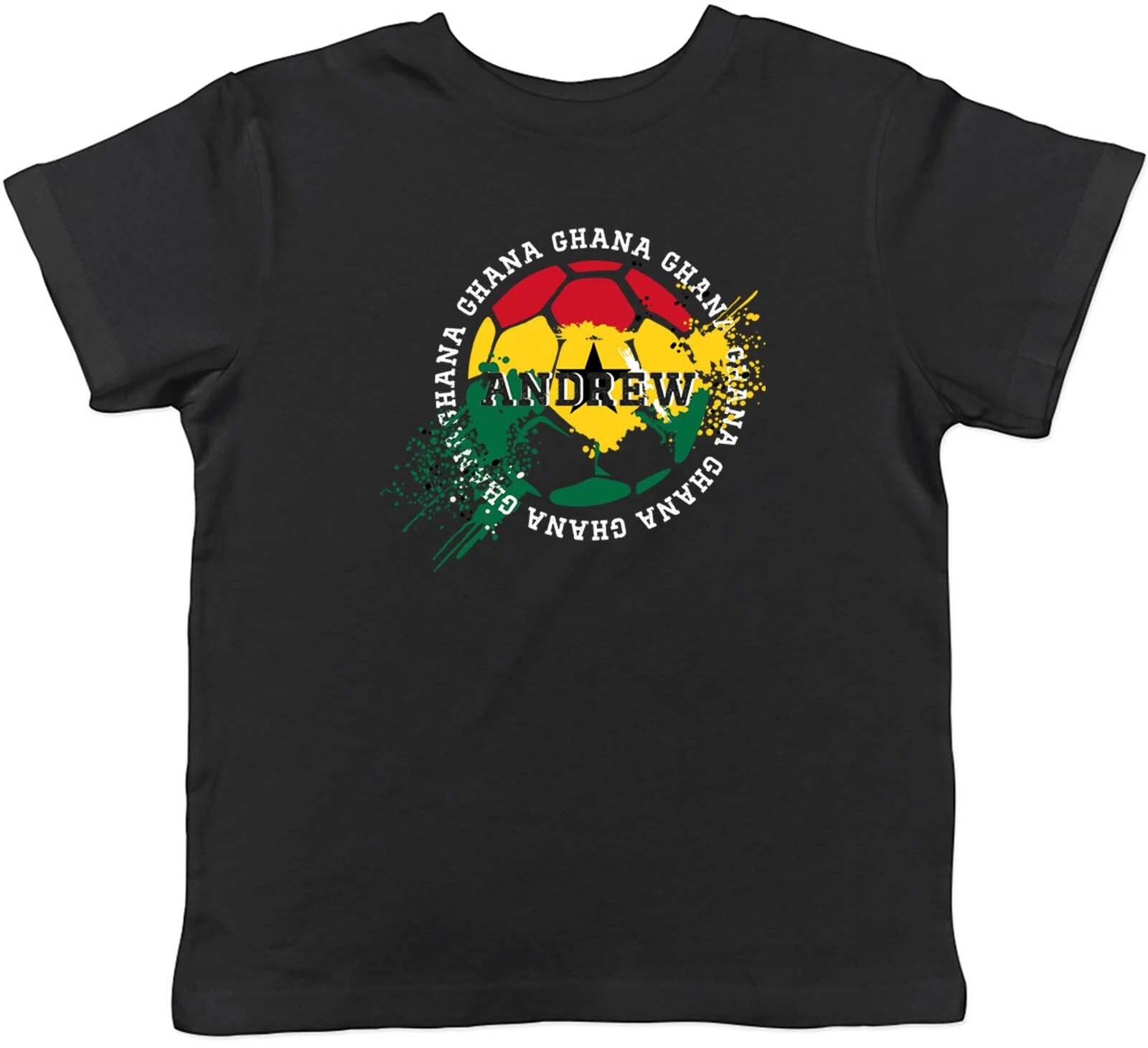

Personalised Ghana Football Sports Childrens Kids T-Shirt Boys Girls Gift 110