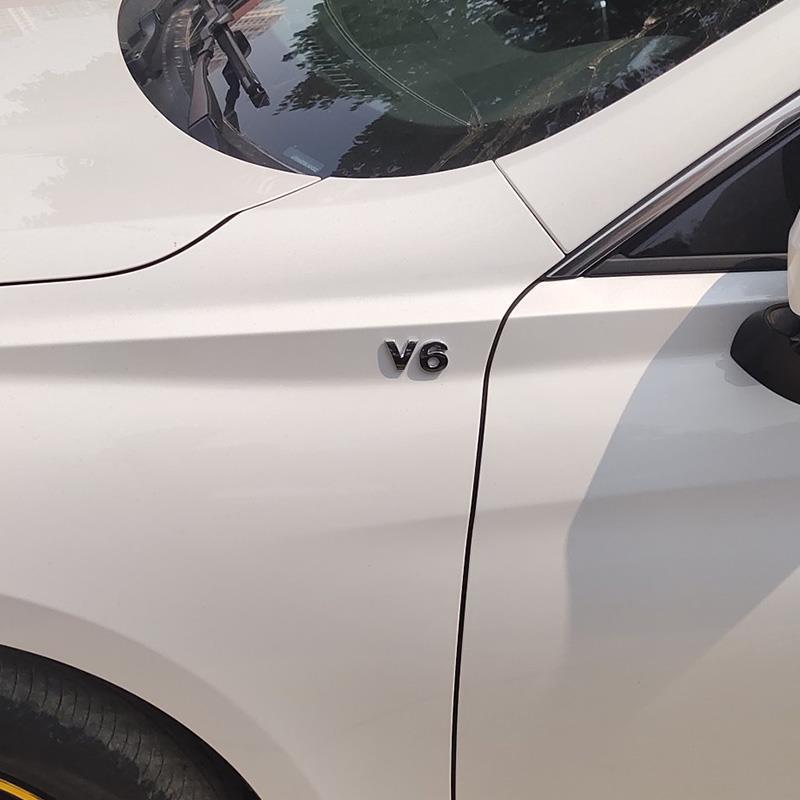 Наклейка на автомобиль 4WD: Полный привод, Внедорожник V6/V8, 4x4 Металлический боковой и задний значок