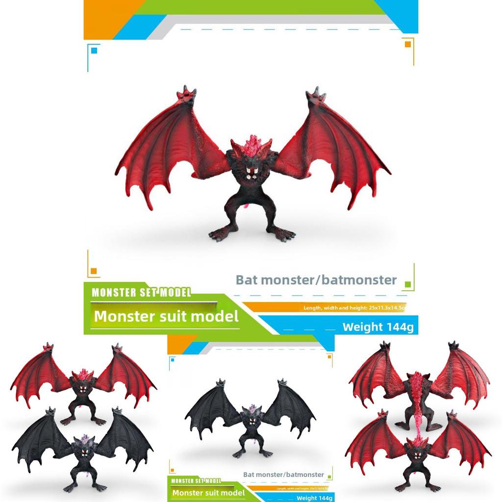 Childrens Fantasy Creature Bat Monster Model With Pvc Material For Collection And Play
