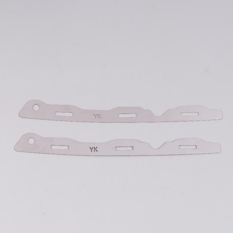Civic 2012 2016 2 Piezas Hebilla de Placa Metálica Reparación Parachoques Delantero Resistencia Duradera para Modelos de 9ª Generación
