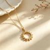 Elegant Cat Pendant Necklace: Fresh Design with Micro-Set Zircons for Women - Light Luxury & High-End Feel; Perfect Clavicle Chain Accessory.