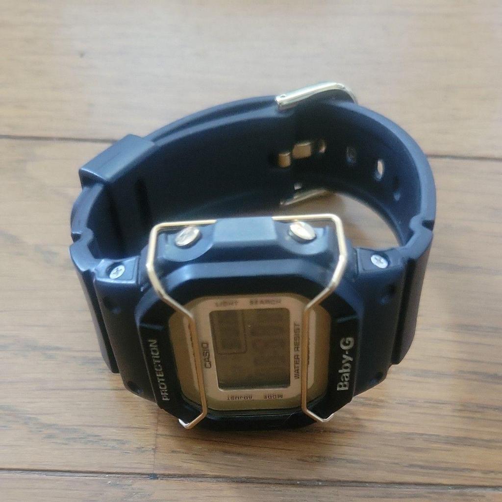 Used CASIO Baby-G BGD-500LC Lovers Collection Watch Black/Gold