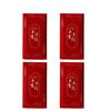 4pcs Simplicity New Year Red Envelope Blessing Words HongBao Wedding Money Envelope  Children Kids