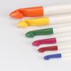 1set thick hollow plastic crochet hooks, sweater needles for DIY hand knitting & weaving, single pointed crochet hook tool set
