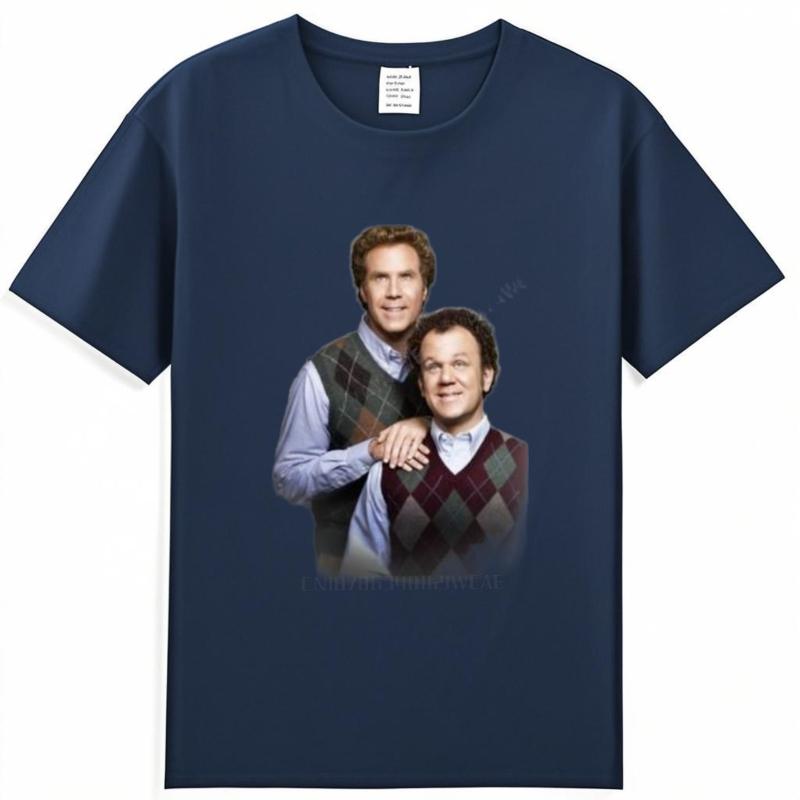 Man T-shirt O-neck T-Shirts Step Brothers T-Shirt Graphics T-Shirt Sports Fan T-shirts Male Tops T-Shirts For Men Rock T-shirt