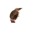 DANIEL WELLINGTON CLASSIC Series Watch Quartz Movement Leather Strap 40mm Black Dial Men's Watch Fashionable, Elegant, Simple and Versatile DW00100627