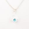 Natural Blue Cat's Eye Gemstone 925 Sterling Silver Jewelry Handcrafted Pendant PP-40-46